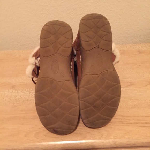 ❌SOLD❌ Furry, Suede Boots - Picture 6 of 8